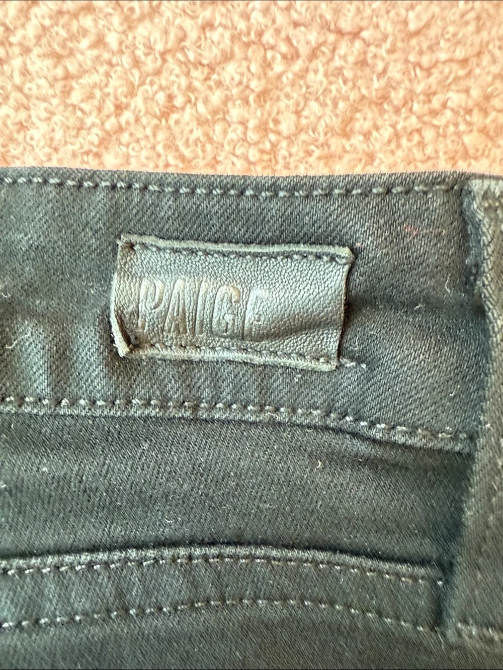 PAIGE Black Straight-Leg Women's Jeans